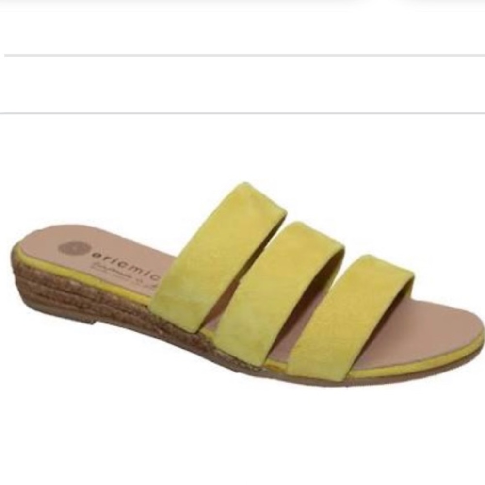 Eric Michael Reese suede sandals yellow, 39